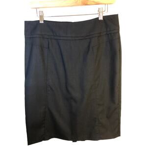 New York & Company Collection Sz 10 Black Career Pencil‎ Skirt